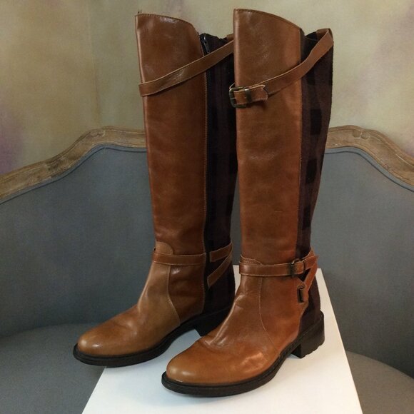 Charles David Italian leather riding boots - Picture 6 of 10